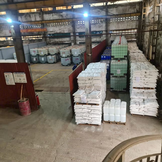 Kho hoá chất của H2 Chemical Việt Nam