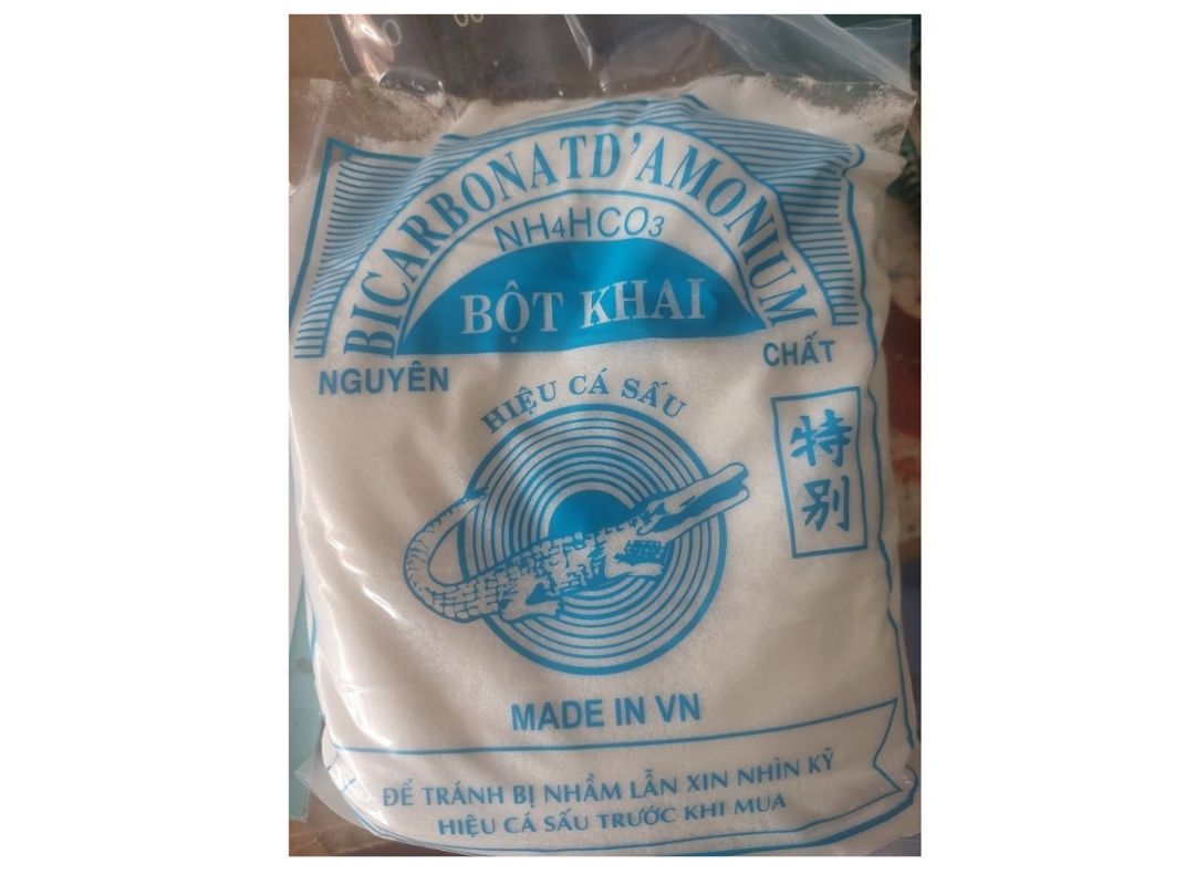 NH4HCO3 bột khai dùng làm bánh giòn tan hiệu quả nhất