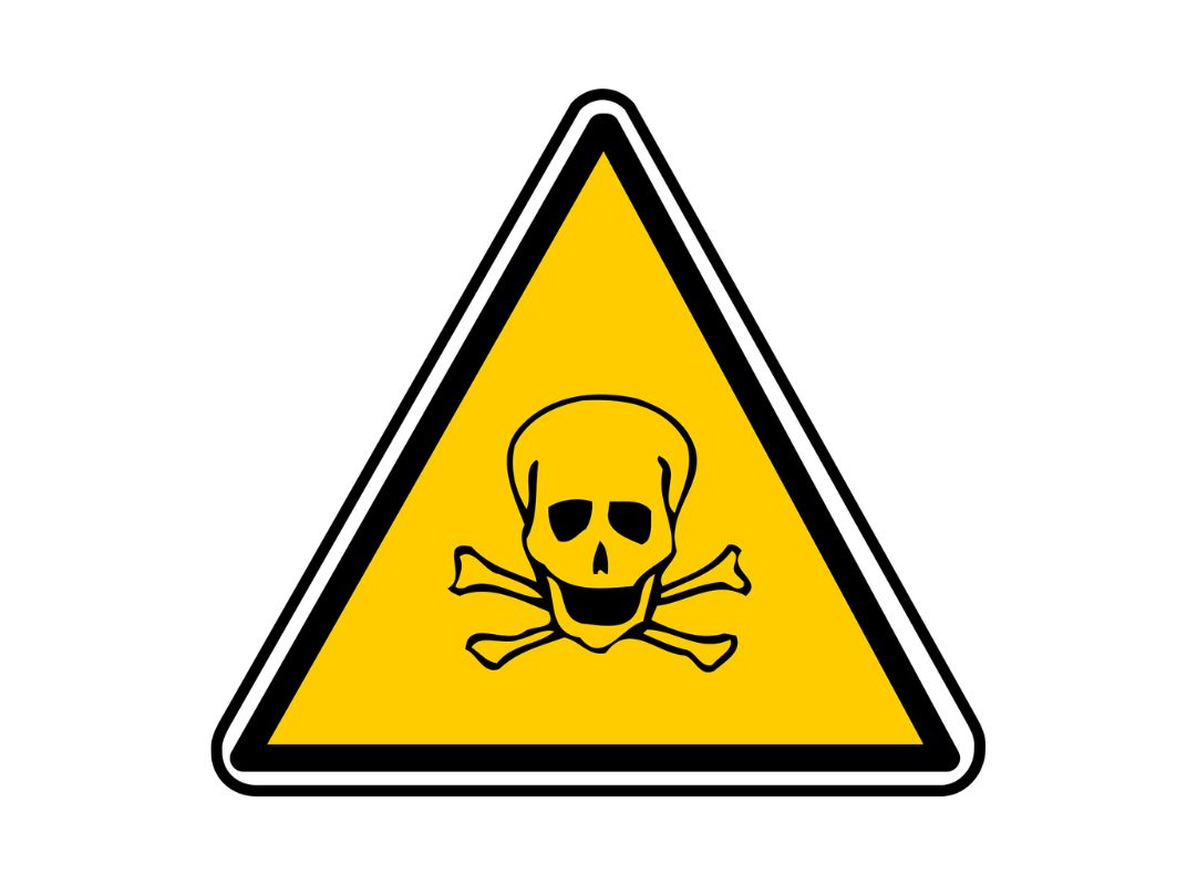 Biểu tượng đầu lâu xương chéo cảnh báo độc tính cấp tính