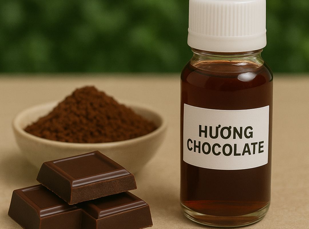 Hương chocolate tổng hợp mang mùi cacao đậm đà cho bánh