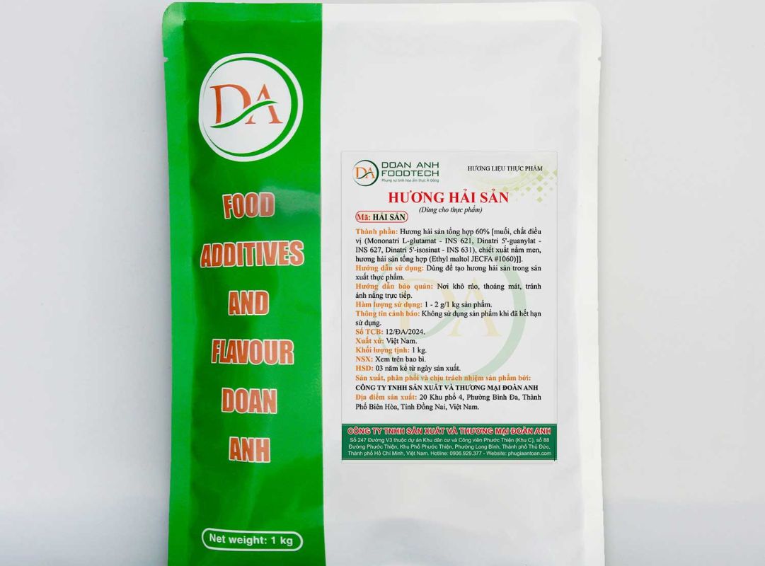 Hương thịt hương hải sản tổng hợp tăng vị cho thực phẩm