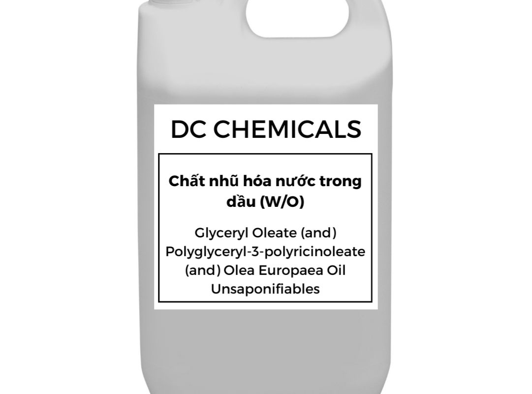 Chất nhũ hoá nước trong dầu giúp ổn định hệ nhũ tương hiệu quả