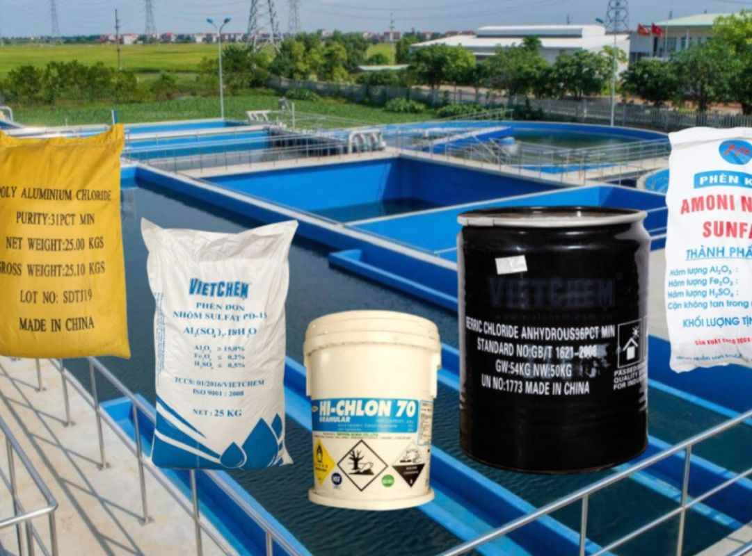 Hóa chất keo tụ giúp loại bỏ cặn bẩn, làm sạch nước hiệu quả