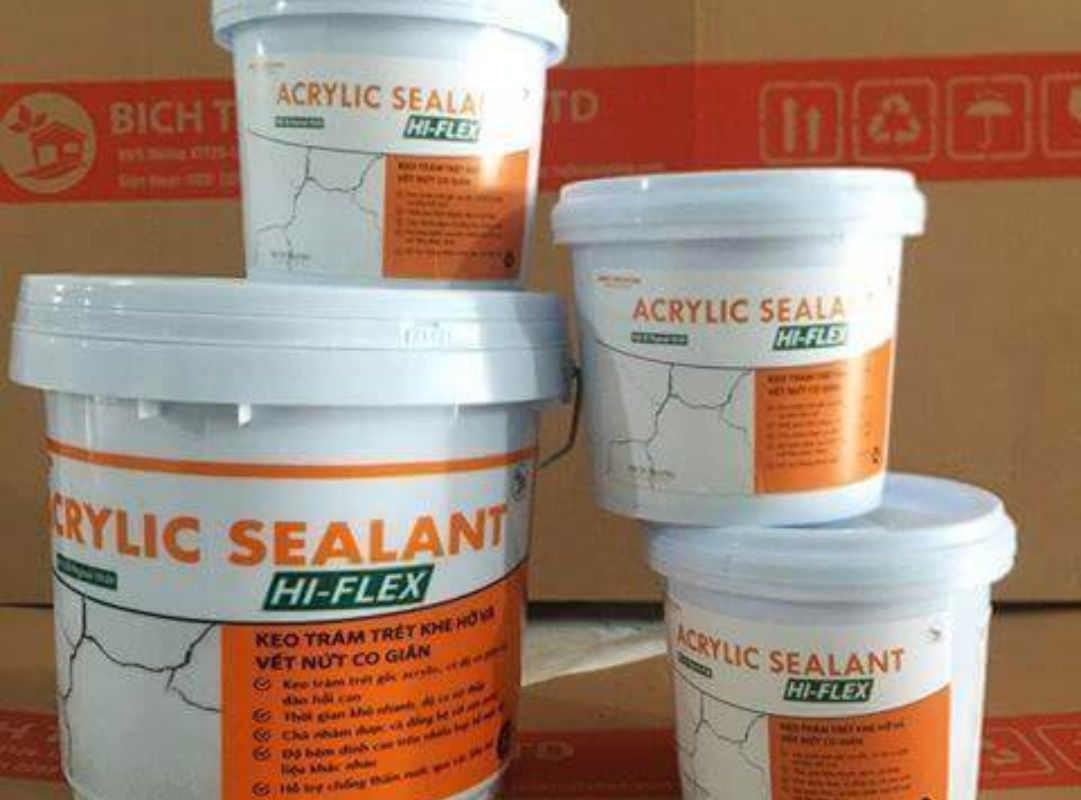 Keo chống thấm tường ngoài trời ngăn nước thấm qua khe nứt hiệu quả